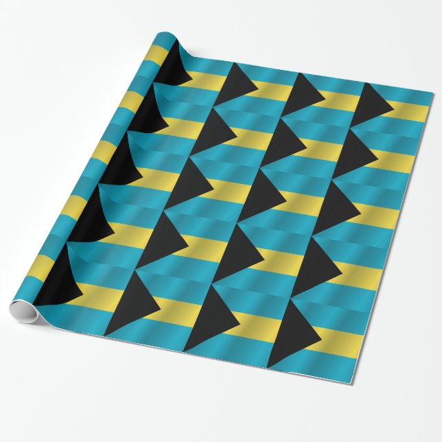 The Bahamas Wrapping Paper (Unrolled)