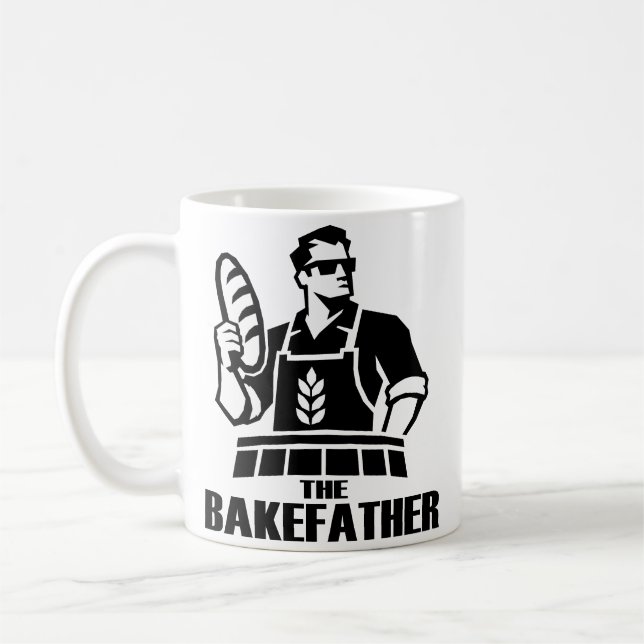 The Bakefather Funny Baker Mug (Left)