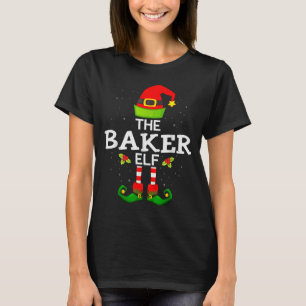 The Baker Elf Christmas Family Matching Pajama T-Shirt