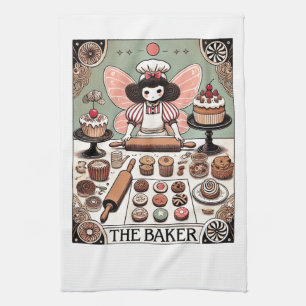 The Baker Tarot Card Fairy                         Tea Towel
