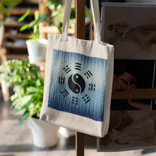 The Balance: Ba Gua, eight trigrams  yin yang TCM  Tote Bag