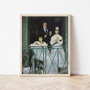 The Balcony   Édouard Manet Poster