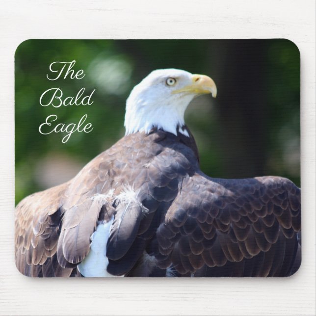 The Bald Eagle Mouse Pad (Front)
