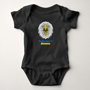 The Bald Eagle of American - US emblem Baby Bodysuit