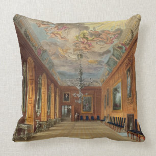 The Ball Room, Windsor Castle, from 'Royal Residen Cushion