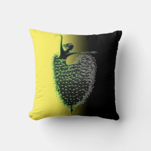 The Ballerina Throw Pillow