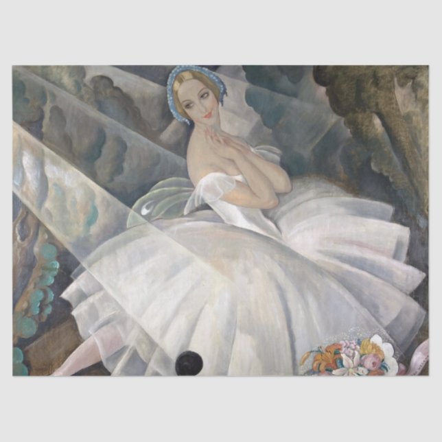 The Ballerina Ulla Poulsen by Gerda Wegener Tissue Paper (Front)