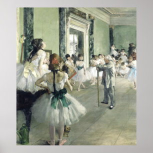 The Ballet Class  Edgar Degas     Poster