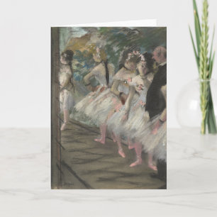 The Ballet   Edgar Degas Card