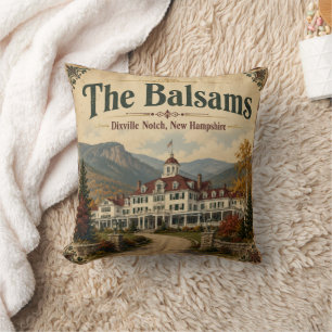 The Balsams Dixville Notch New Hampshire Vintage Cushion