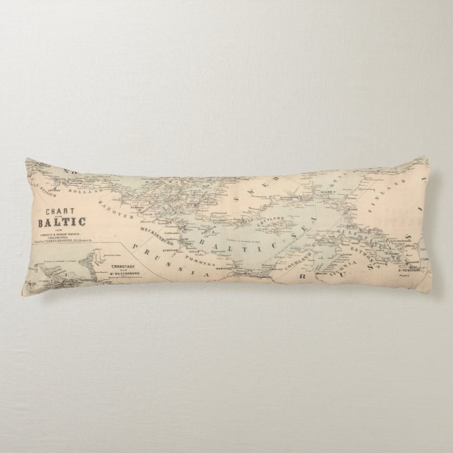 The Baltic Sea Body Cushion (Front)