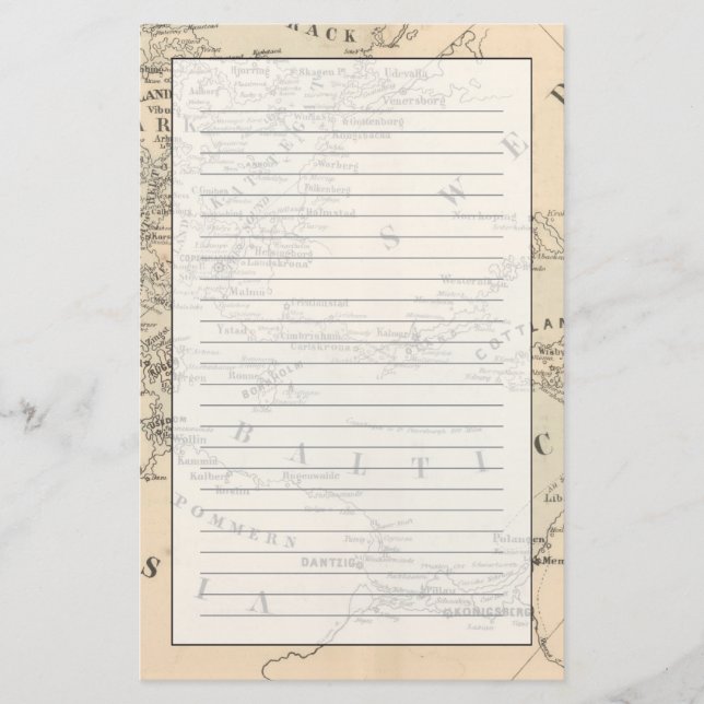 The Baltic Sea Stationery (Front)