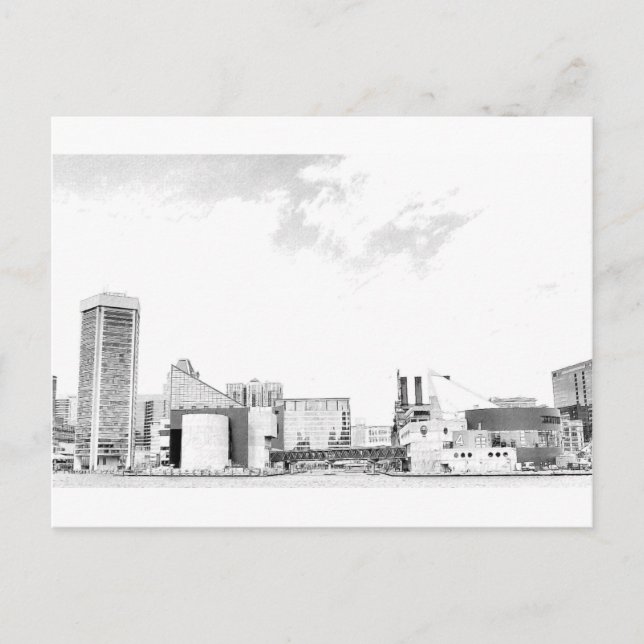 The Baltimore Inner Harbour Postcard (Front)