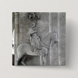 The Bamberg Rider, 1230-35 15 Cm Square Badge