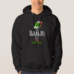 The Banjo Elf Family Matching Group Christmas Hoodie