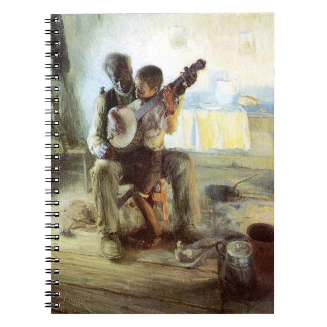 The Banjo Lesson By Henry Ossawa Tanner Notebook (Front)