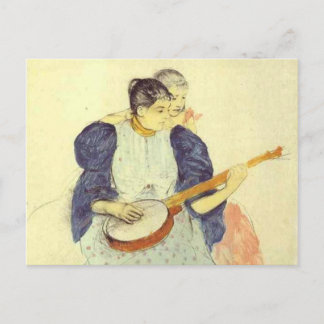 The Banjo Lesson, Mary Cassatt Postcard
