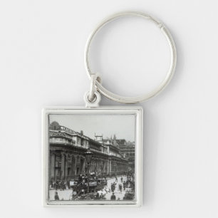 The Bank of England decorated for Queen Key Ring