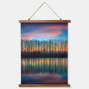 The Bank of the Po   Piedmont Italy Hanging Tapestry