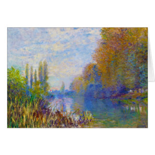 The Banks of The Seine in Autumn Claude Monet
