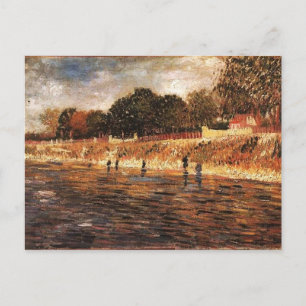 The Banks of the Seine, Vincent van Gogh Postcard