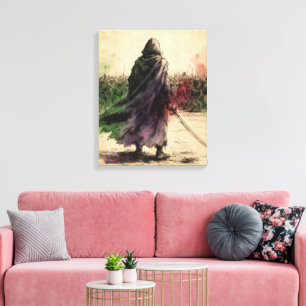The Banner-Bearer of “Muhammad, Messenger of Allah Canvas Print