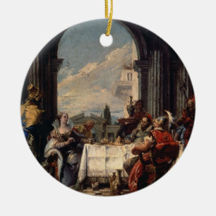 The Banquet of Anthony and Cleopatra, c.1744 (oil Ceramic Tree Decoration