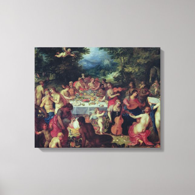 The Banquet of the Gods Canvas Print (Front)