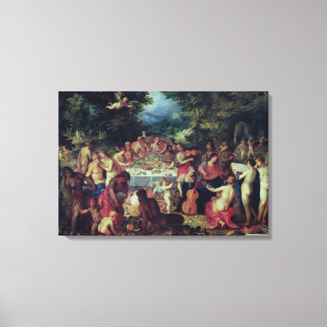 The Banquet of the Gods Canvas Print (Front)