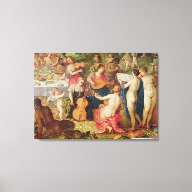 The Banquet of the Gods Canvas Print (Front)