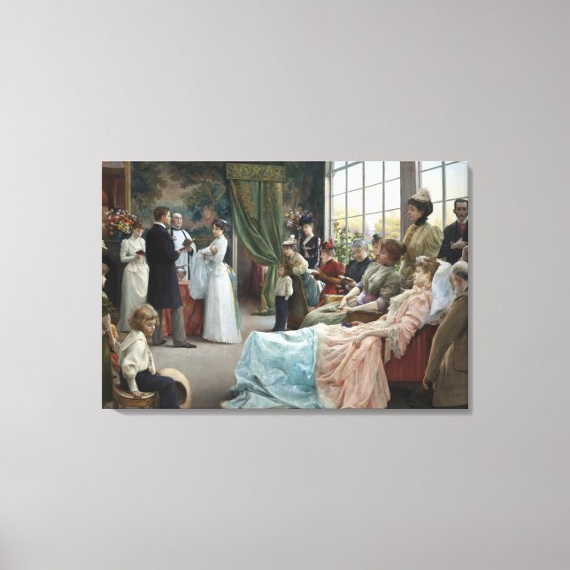 The Baptism, 1892 Canvas Print (Front)
