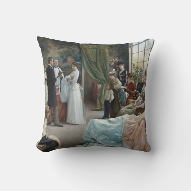 The Baptism, 1892 Cushion (Front)