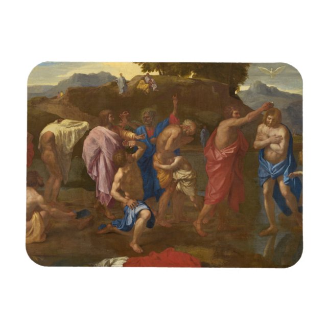 The Baptism of Christ, 1641-42 Magnet (Horizontal)