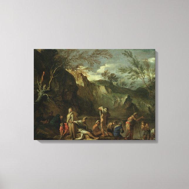 The Baptism of Christ 2 Canvas Print (Front)