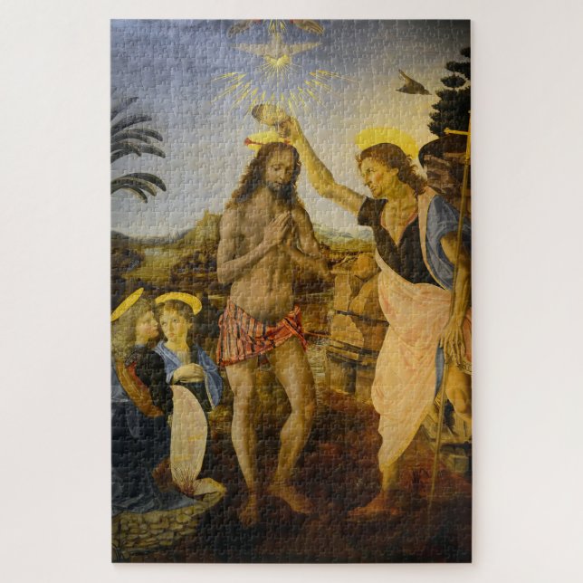 The Baptism of Christ –A Renaissance Collaboration Jigsaw Puzzle (Vertical)
