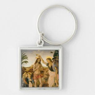 The Baptism of Christ by John the Baptist Key Ring