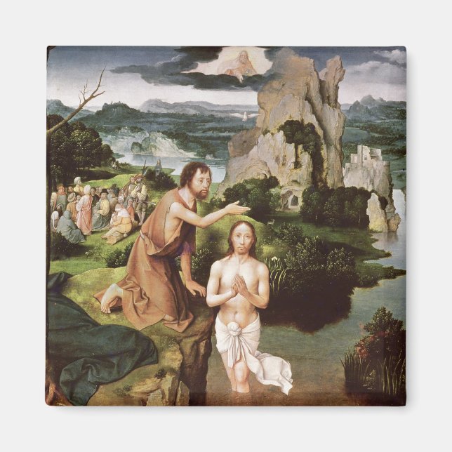 The Baptism of Christ, c.1515 Magnet (Front)