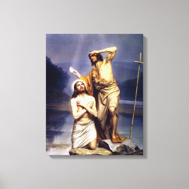 The Baptism of Christ Canvas Print (Front)
