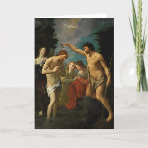 “The Baptism of Christ” greeting card