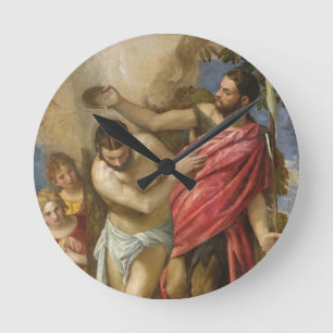 The Baptism of Christ Round Clock