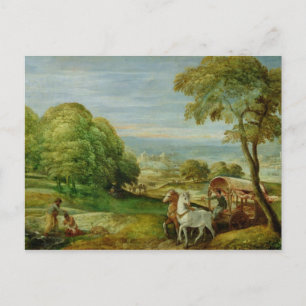 The Baptism of the Ethiopian Eunuch Postcard