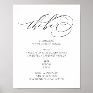 The Bar Sign modern elegant minimalist