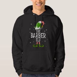 The Barber Elf Family Matching Christmas Hoodie