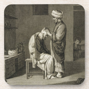 The Barber, from Volume II Arts and Trades of 'Des Coaster