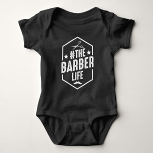 The Barber Life Professional Hairdresser Baby Bodysuit