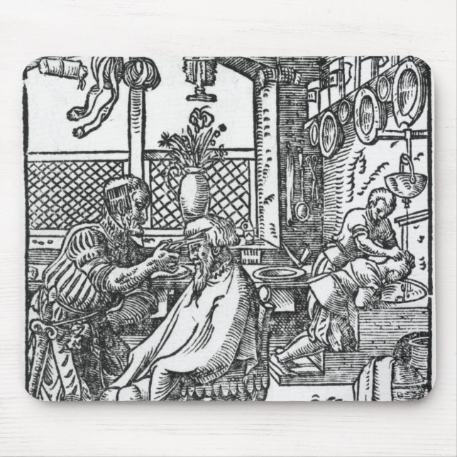 The Barber Mouse Pad (Front)