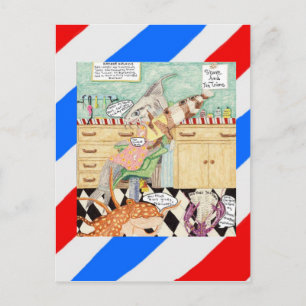The Barber Postcard
