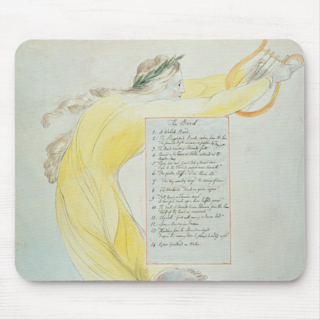 'The Bard', design 52 from 'The Poems of Thomas Gr Mouse Pad (Front)