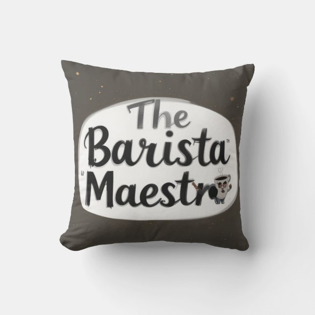 The Barista Maestro Cushion (Front)