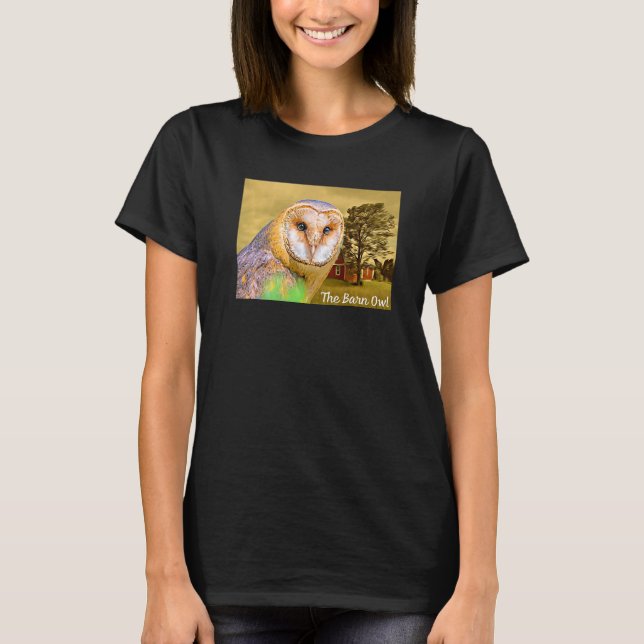 The Barn Owl   T-Shirt (Front)